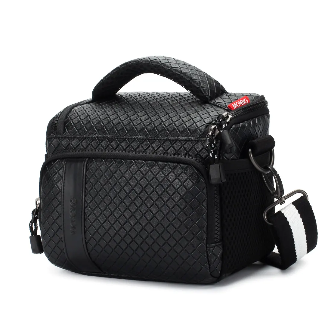 MCHENG Waterproof PU Leather Camera Bag Is Suitable For Most Cameras