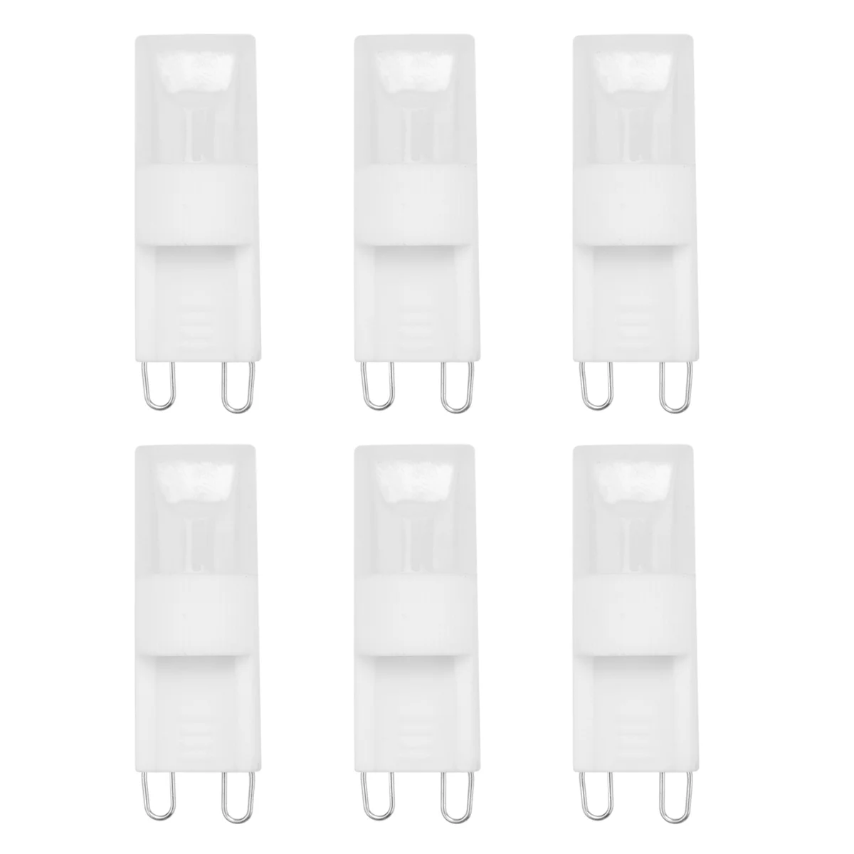 ABMO 6X G9 Warm White LED Bulb Lamp Light High Power Projector 1W AC 220-240V HOT