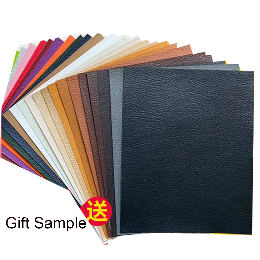 Free Ship 8x10” Self  Adhesive Leather Sofa Repair Paste Car Seat Subsidy Gift One Sheet Sample