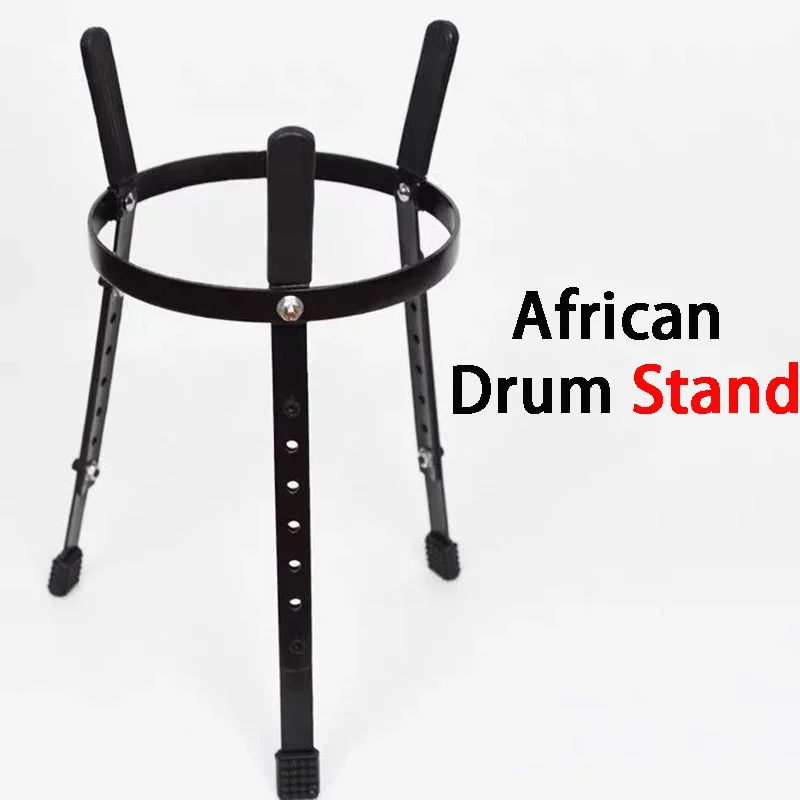 

Подставка для африканских барабанов, 12-дюймовый бубен для взрослых, кронштейн для сидячей осанки, детская полка из нержавеющей стали для джембе, аксессуары для музыкальных барабанов