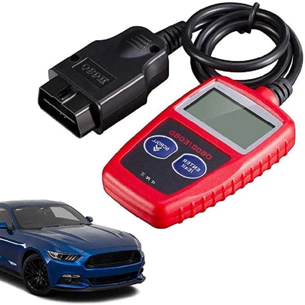 MS309 OBD2 رمز الماسح الضوئي محرك ضوء خطأ رمز القارئ ، أداة المسح التشخيصي ، والتحقق من رمز فشل المحرك ، رمز واضح