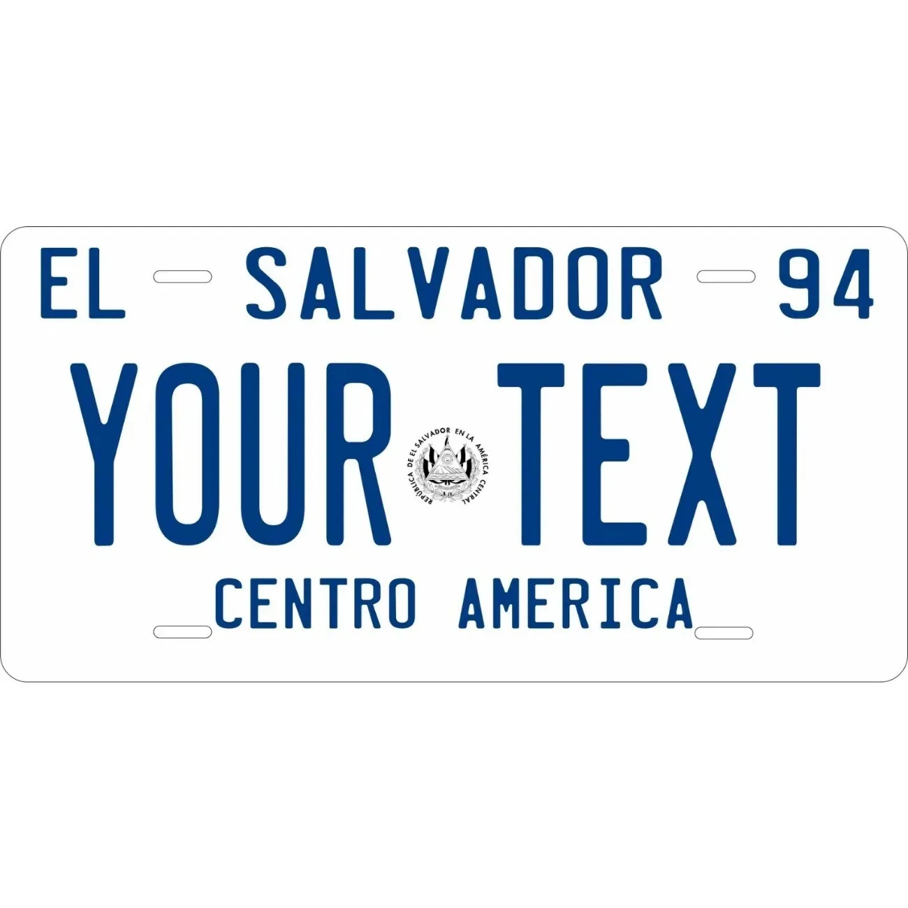 Custom Personalized El Salvador Hanging Tag Home Decor Waterproof Dustproof Ornament