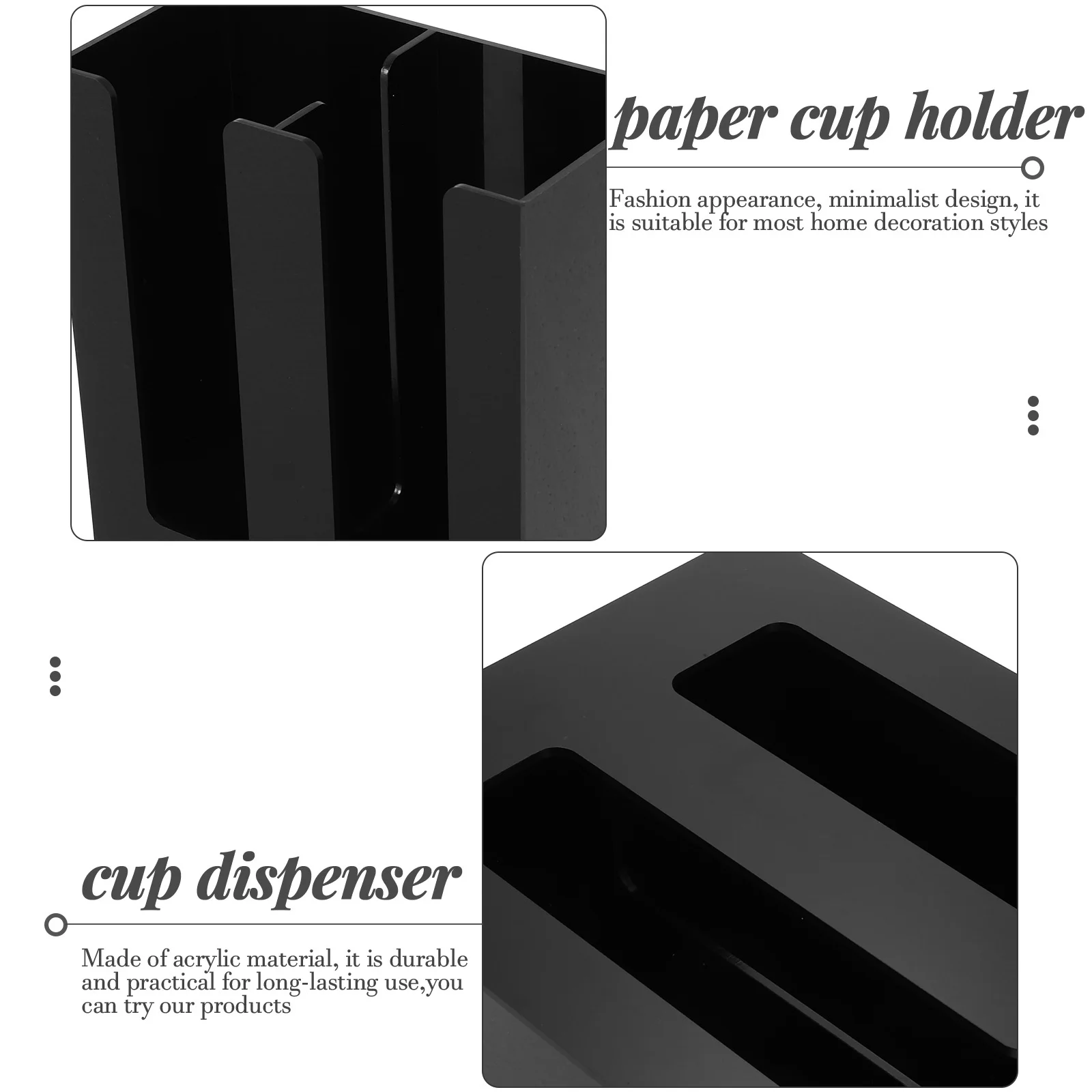 

Акриловый одноразовый диспенсер для стаканчиков, держатель для бумажных стаканчиков, органайзер для домашнего офиса, настольного использования, настольный держатель для бумаги