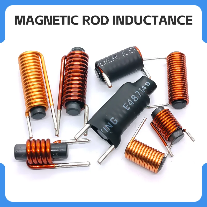 6x20mm High Current Rod Inductors DC Filtering Energy Storage Direct Pin
