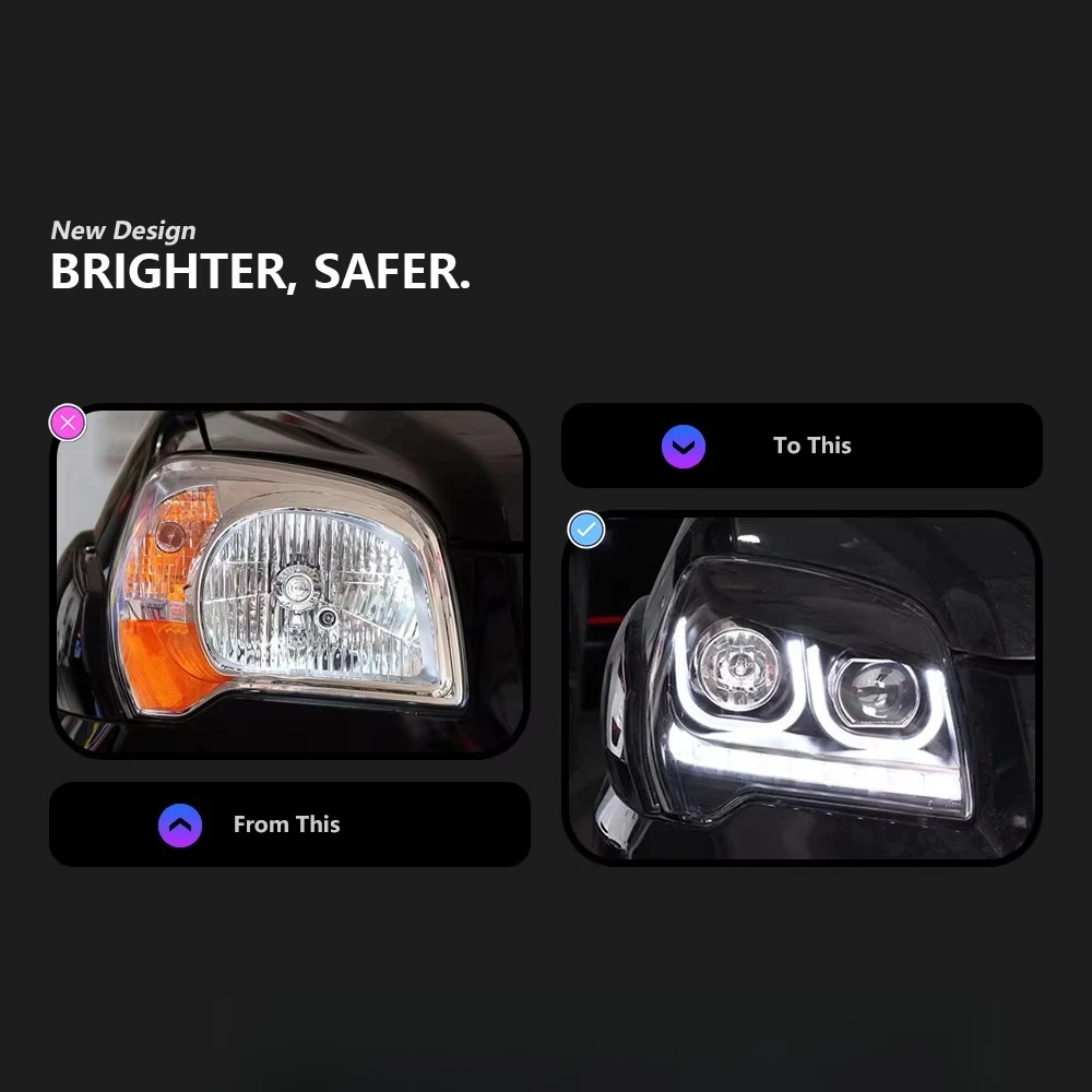 Car Styling Head Lamp for Kia Sportage Headlights 2007-2013 Sportage LED Headlight LED DRL Hid Bi Xenon Auto Accessories