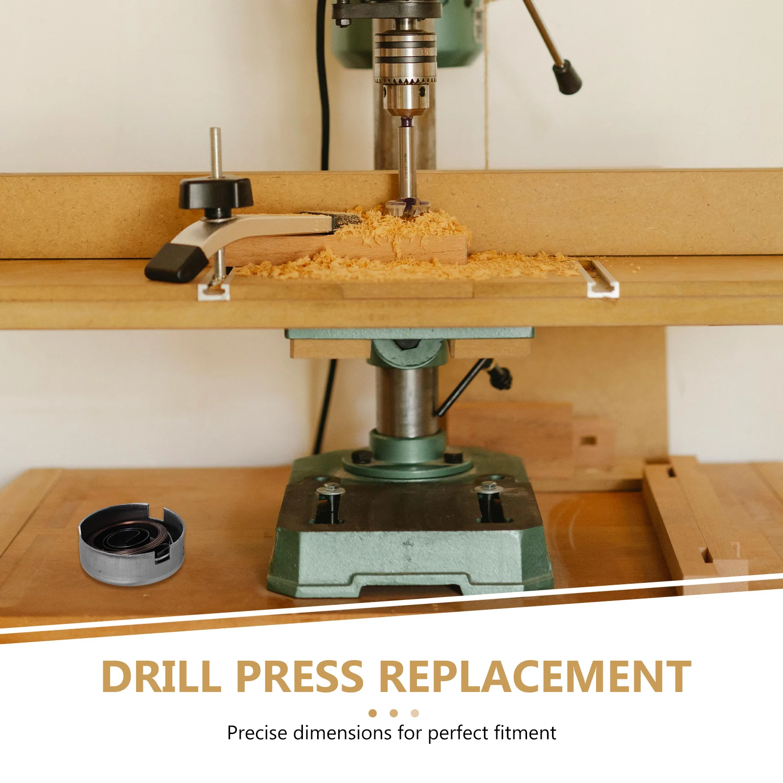 Steel Feed Return Coil Spring Assembly, Drill Press, Press Fittings Part, Spring Part, Screw Shaft, Steel Quill