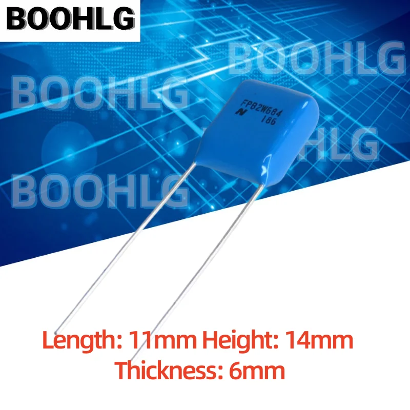 10PCS Nitsuko CBB 684 680nf 0.68uf 450v 400v Film Capacitor