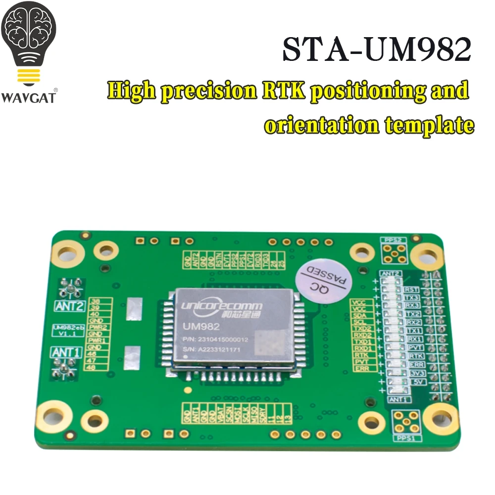 

UM982 EVB RTK Board High precision positioning GNSS board GPS BD Galileo Glonass Antenna Receiver Board