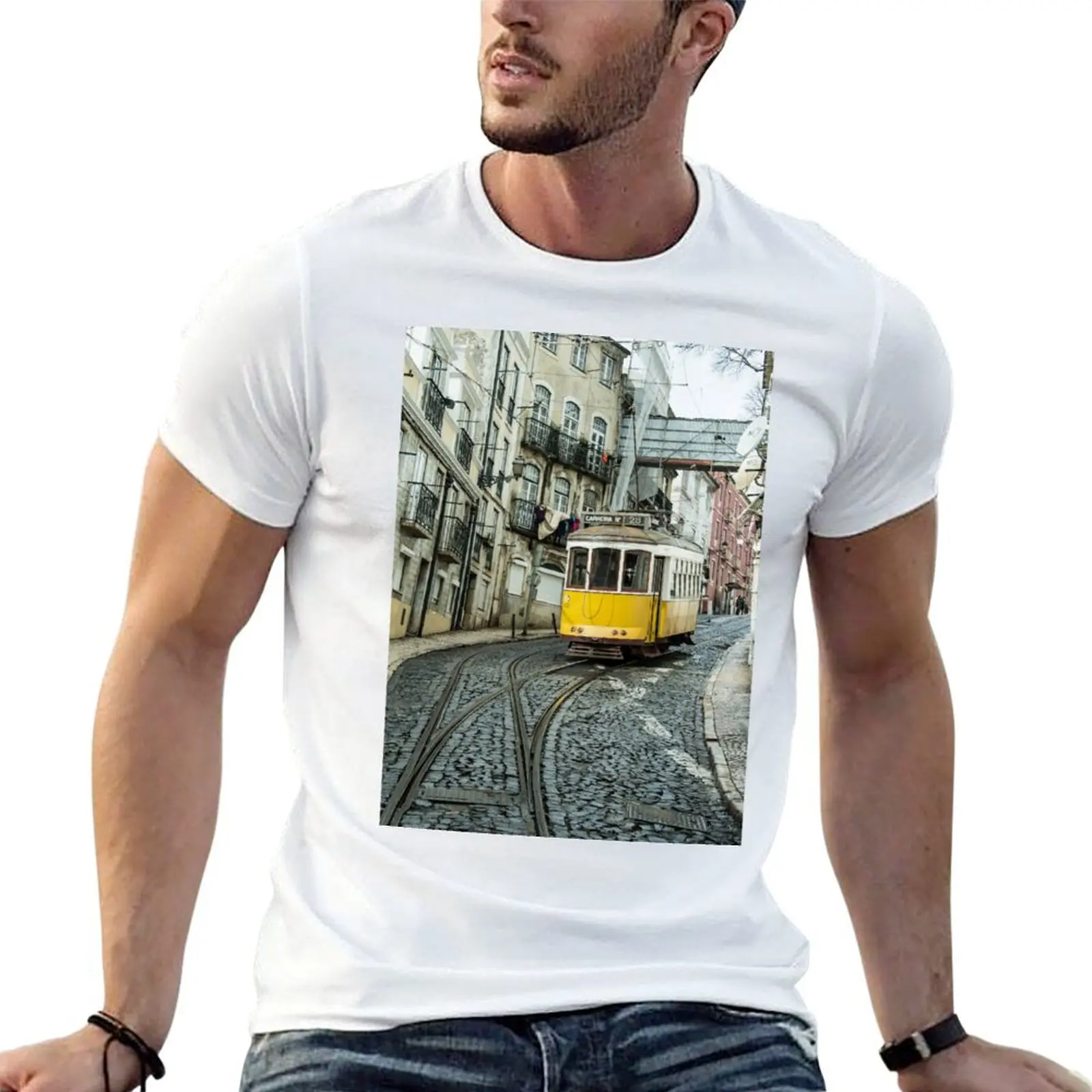 Point Tram T-Shirt graphic tee shirt essential t shirt plus size men clothing
