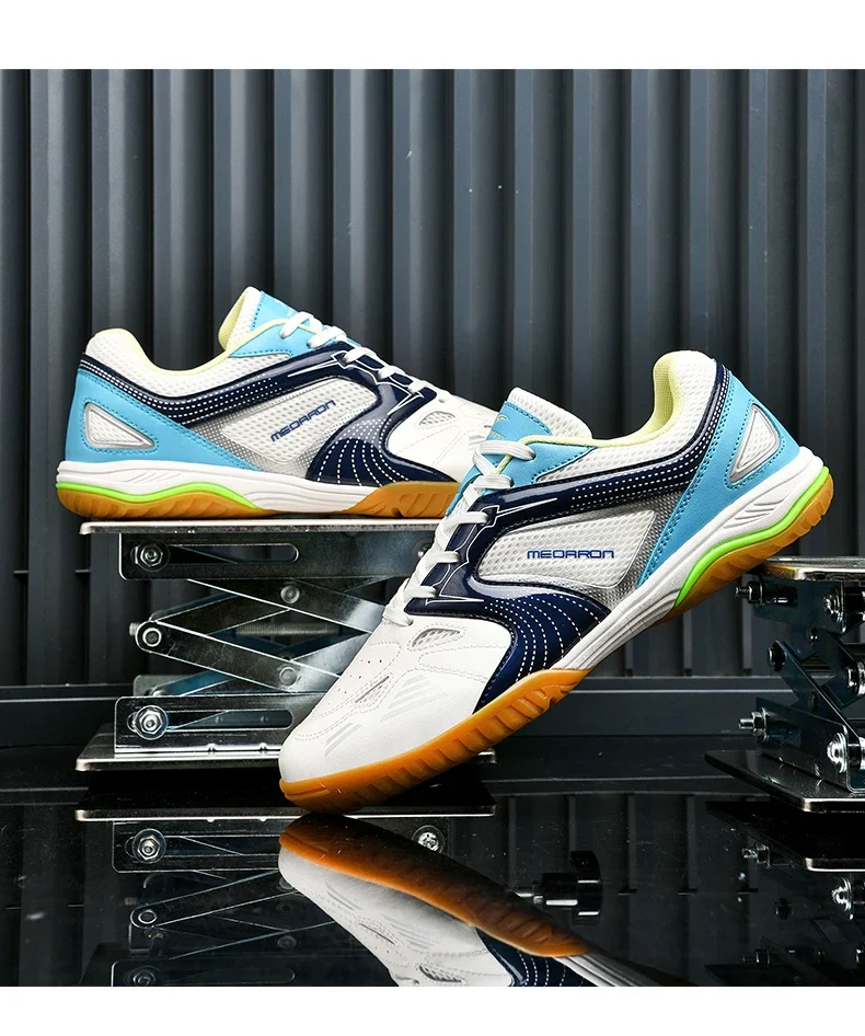 Neue Tischtennisschuhe für Herren und Damen, Leichtgewichtig, für Innen- und Außentraining, Komfortabel und Atmungsaktiv, Marken-Sneakers – Detail 22