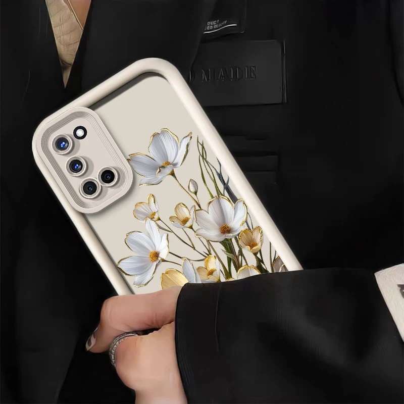 Cassa del telefono Per Xiaomi Redmi Nota 13 5G 14 Pro 12 Turbo 11S 11T 11 Pro Plus 10S 9S 9 4G Fiore di Lusso Morbido Silicone Opaco copertura