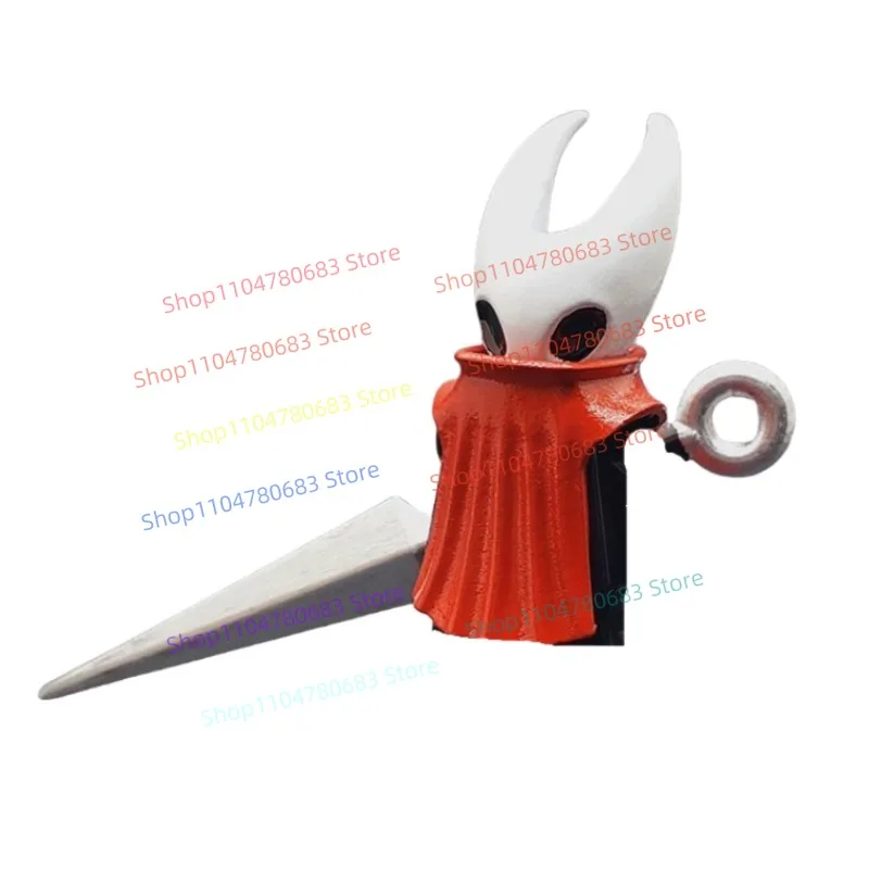MOC Building Blocks Red Lance Knight Mini Figure Assembly Model Display Piece Anime Cartoon Accessories Toy Gift Collectible