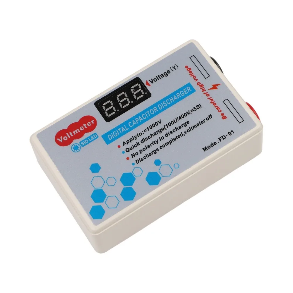 Digital Capacitor Discharger for 1000V High Voltage Capacitor Fast Discharge and Protection in Electronic Systems