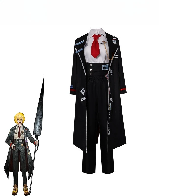 ‌ Disfraces de Don Quijote de Limbus Company, disfraz de personaje de juego, disfraz de fiesta de Halloween, ropa de actuación para adultos