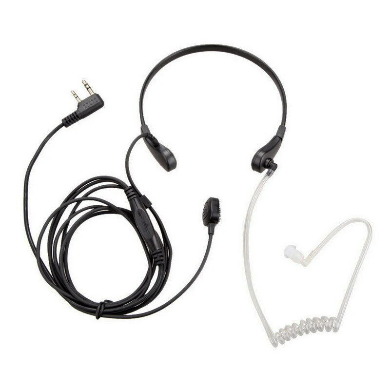 Walkie Talkie Microphone Heavy Duty U94 PTT Neck Throat Mic Earpiece Radio Nato Tactical Headset for Baofeng Kenwood HYT TYT