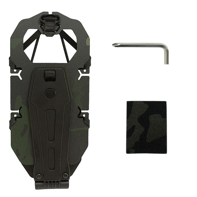 

Tactical Swivel Phone Holder S & S Style Vest Molle Mount Chest Hanging Folding Navigation Board