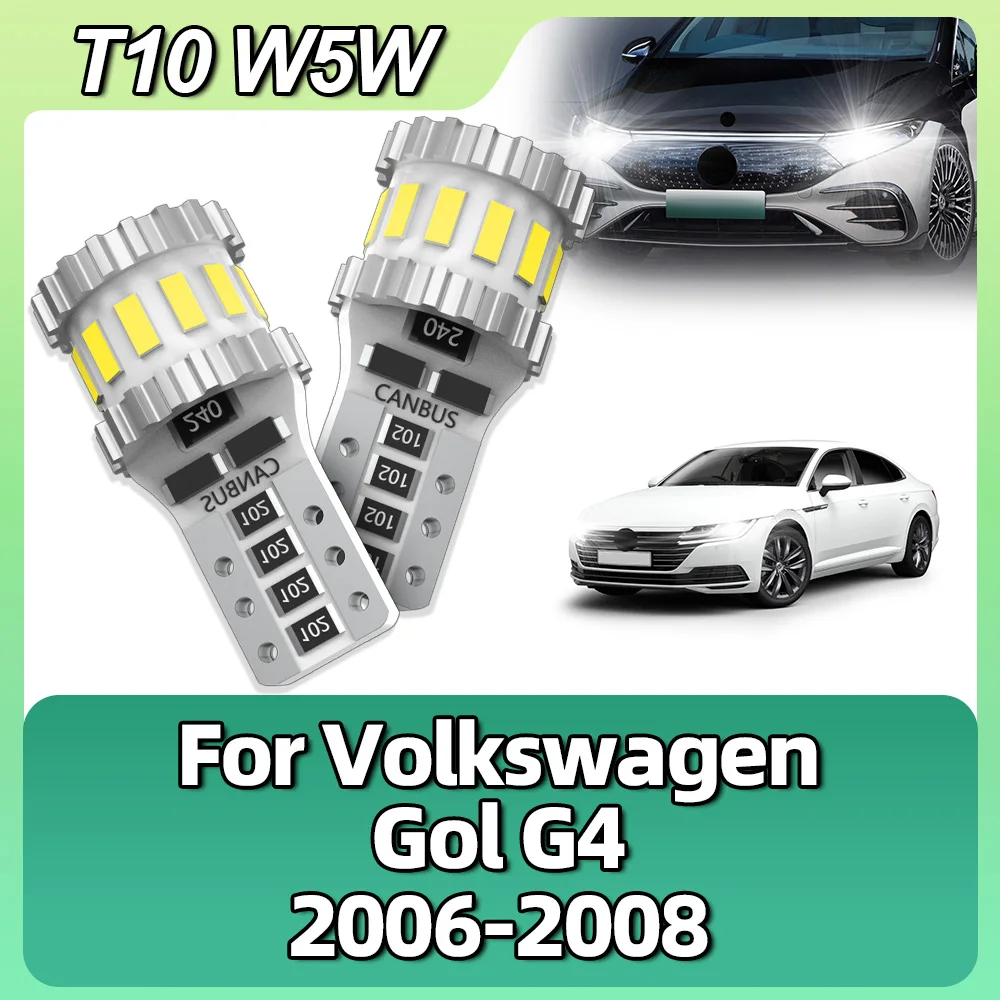 

T10 W5W LED Signal Bulbs Canbus Car Dome Reading Map Door Courtesy Parking Clearance Lights For Volkswagen Gol G4 2006 2007 2008