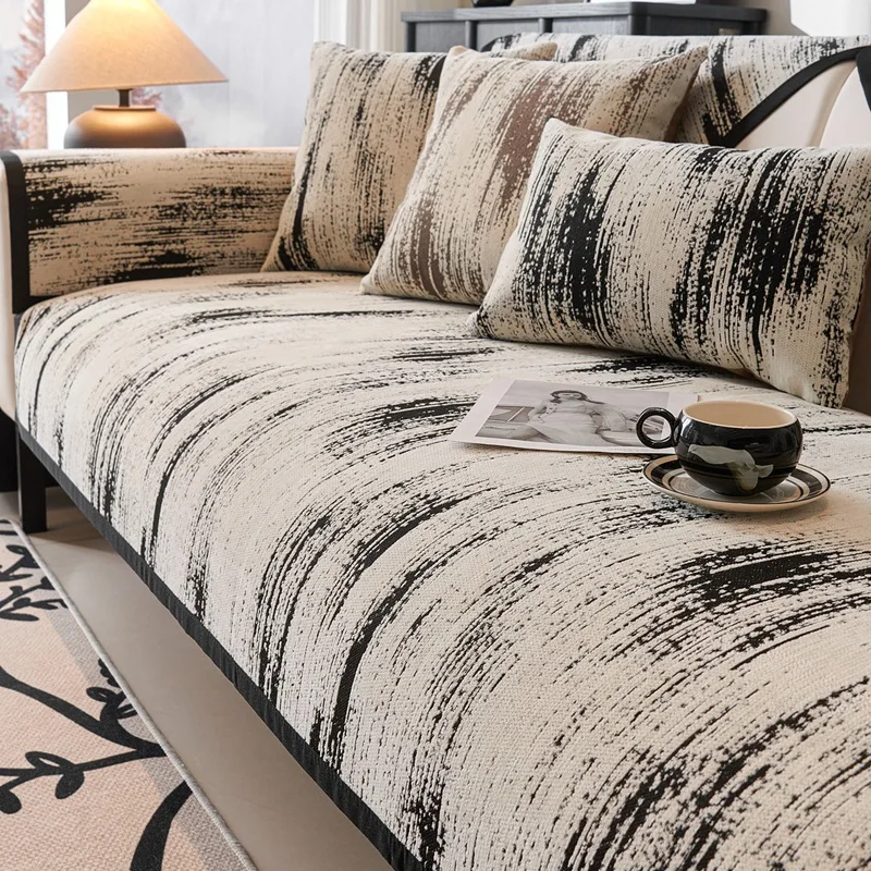 2026 New Chenille Sofa Seat Cushion Four Seasons Universal Waterproof Non-slip All-inclusive Sofa Cover Livingroom One Piece