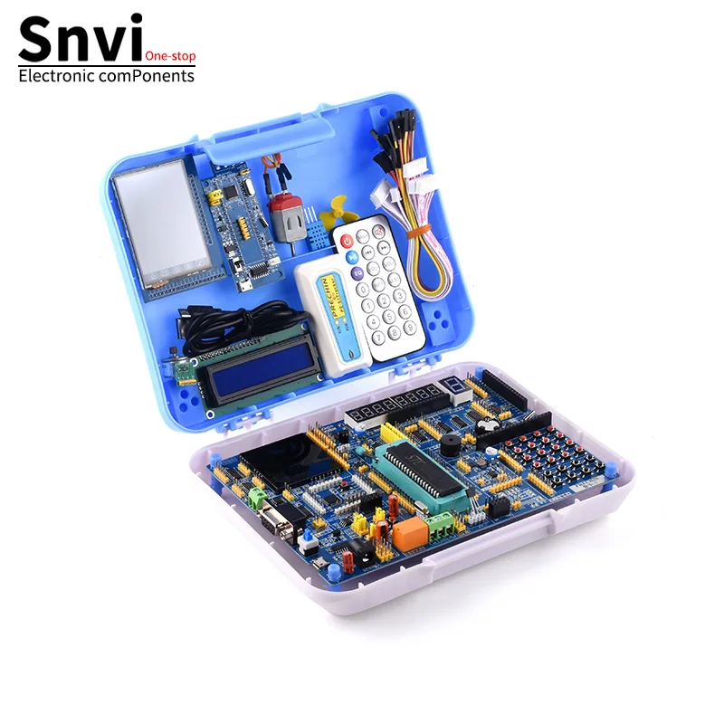

Плата разработки Puzhong MCU, двухъядерная плата разработки MCU A5/A7, серия STC51 + ARM