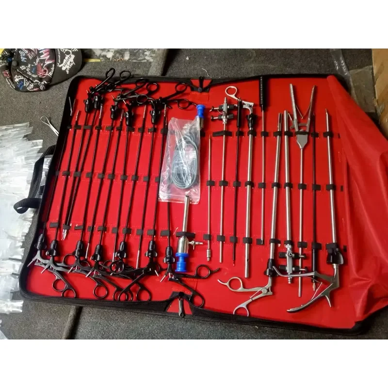 New Arrival MEDIVA ESSENCE Manual Surgery Kit Steel Instruments Forceps Scissors Grasper Dissector