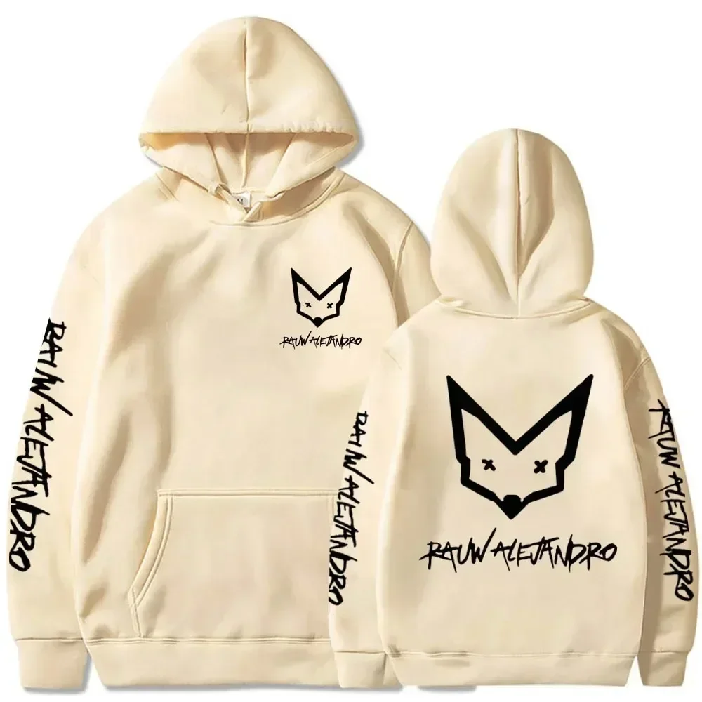 

Rauw Alejandro Hoodie Men's and Women's Harajuku Pullover Street Wear Unisex Autumn/Winter Plushed Warm Brand Sweater