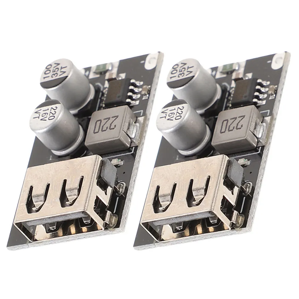 

2Pcs Step Down Power Converter USB 30 Fast Charging Electronic Voltage Stabilizer Module Durable Converter