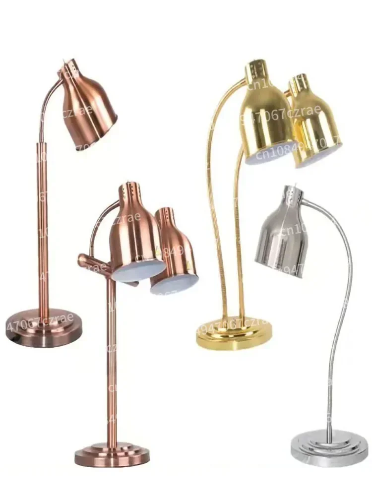 Desktop Buffet Food Insulation Lamp Heating Lamp Single Double Head Insulation Station Catering Commercial