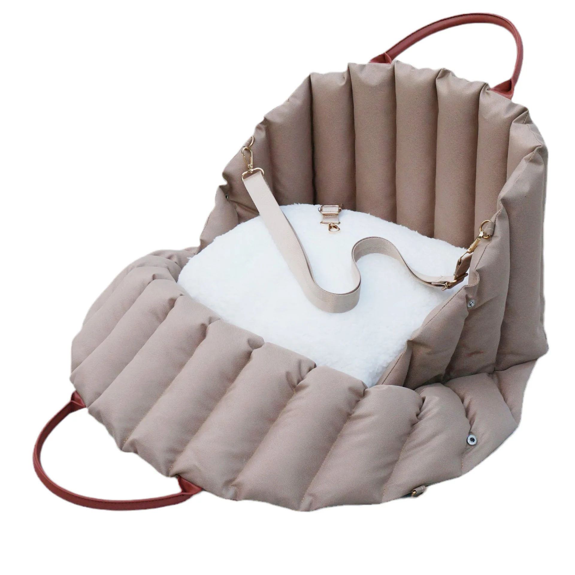 

2026 Factory wholesale pet outdoor supplies portable design antistatic fabric waterproof Travel Safety Seat Bag