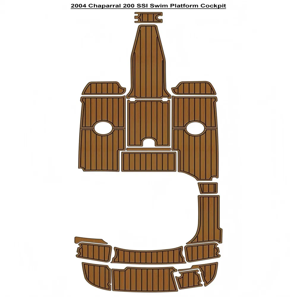 

2004 Chaparral 200 SSI Swim Platform Cockpit Pad Boat EVA Teak Deck Floor Mat SeaDek MarineMat Style Self Adhesive
