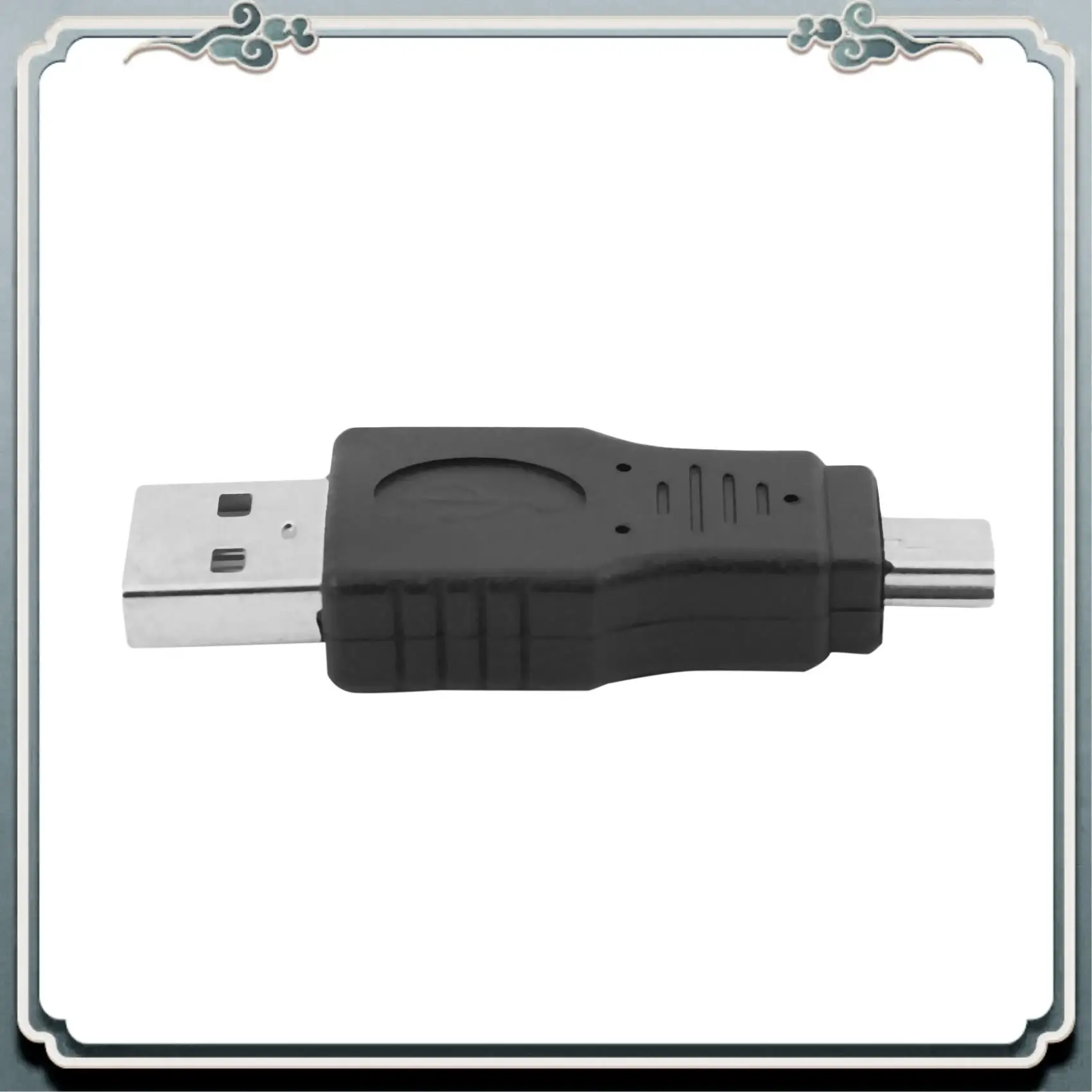 ABIJ-20PCS OTG 5 Pin F/M Mini Changer Adapter Converter USB Male To Female Micro-USB