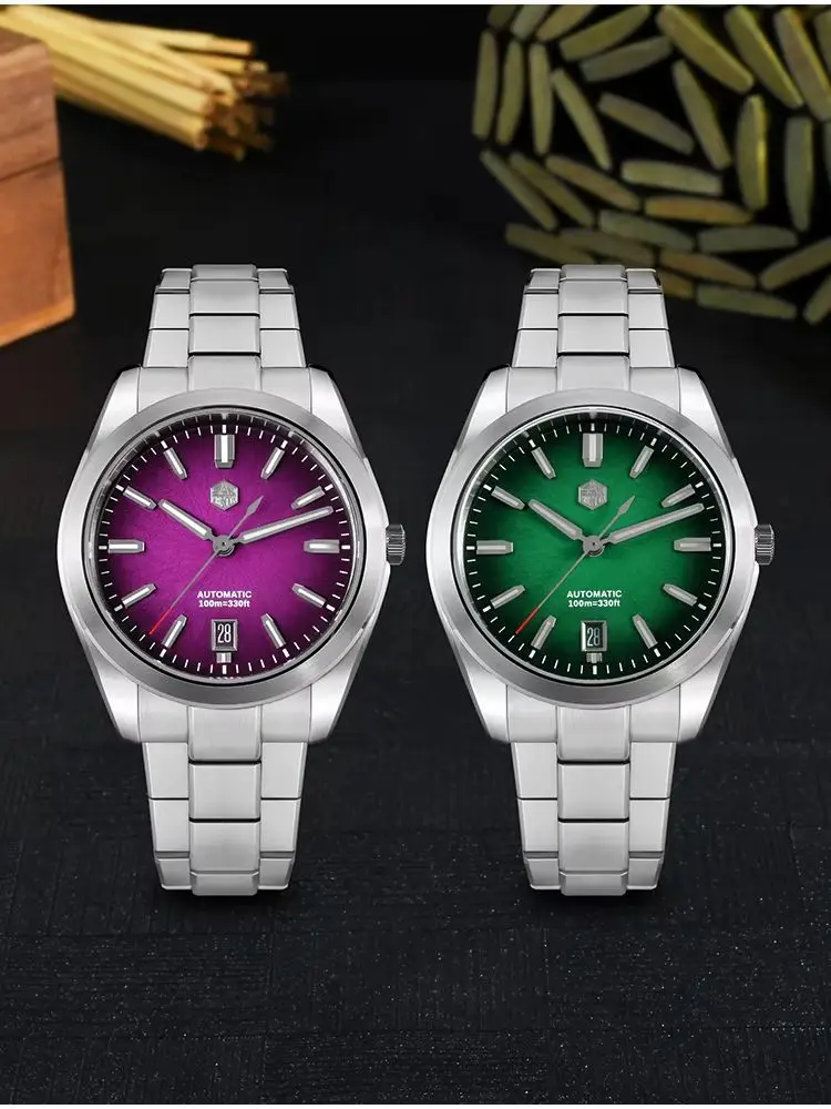 San Martin Original GADA 36/39/42mm JianZhan Dial Men Watch Miyota 9015 Self-Wind BGW-X1 10Bar Sapphire Reloj SN0144GS/X/L-3/4