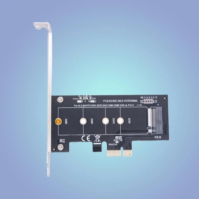 Small Form Factor PCIe 1X M.2 NVMe Adapters Card for Fast Speed Desktop PC Expansion best sale