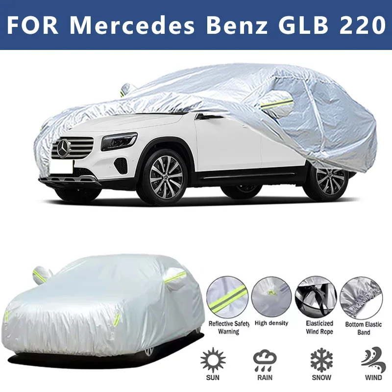 

For Mercedes Benz GLB 220 X247 Car Cover Outdoor Protection Covers Snow Sunshade Waterproof Dustproof Car Accessories Auto