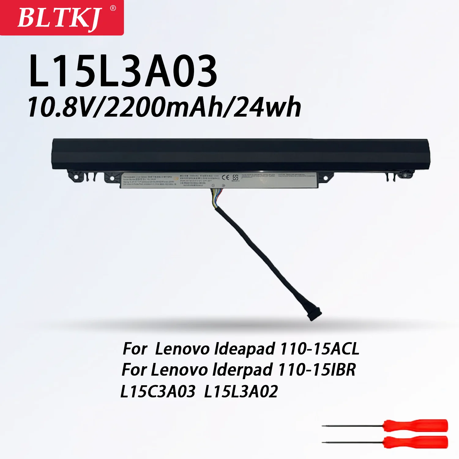 New L15L3A03 L15S3A02 L15C3A03 Laptop Battery For Lenovo Ideapad 110-15ACL Ideapad 110-15IBR