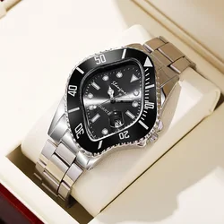 Fashion Mens Watch Casual Clock Business Men Quartz Wristwatch Calendar Green Sport Watches for Men Reloj Hombre Montre Homme