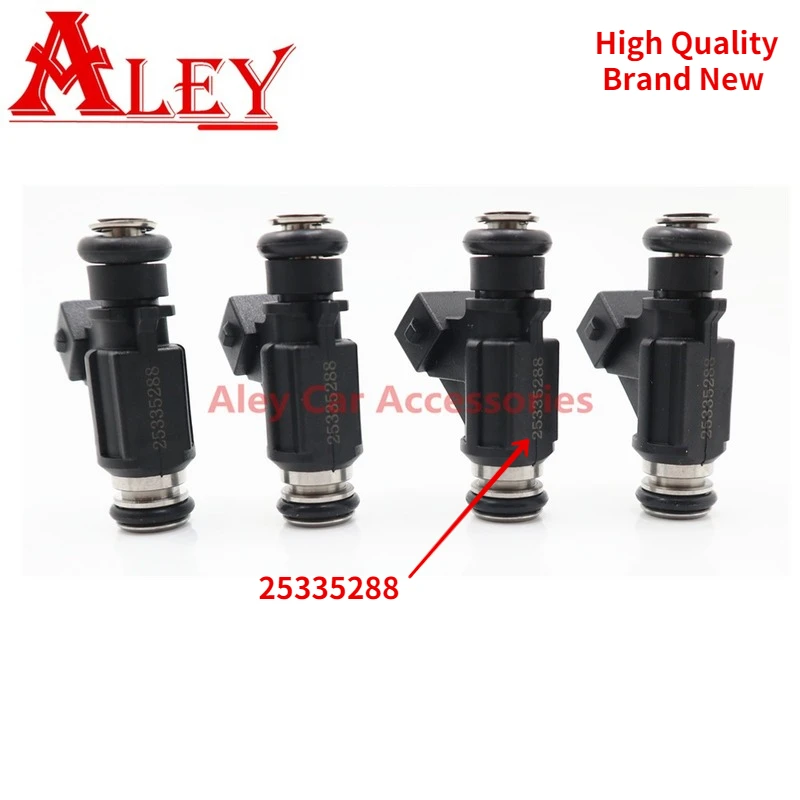 4PCS Brand New 25335288 Fuel Injector For Mercury Mariner 40HP-60HP Outboard 2-Stroke 2002-2006 High Quality