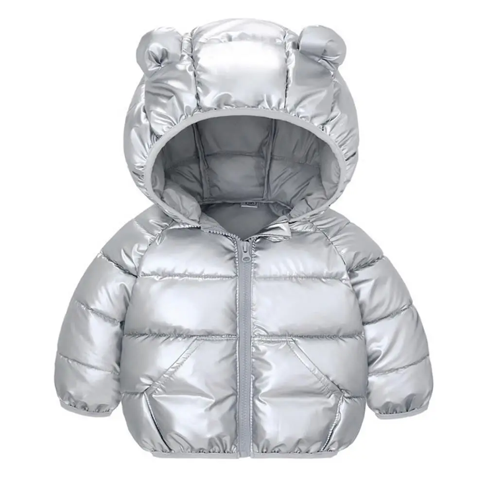 Children's Coat Baby Down Jacket  Winter Clothes Boys And Girls Cotton Jacket Outdoor Hooded Coat Cute Outerwear