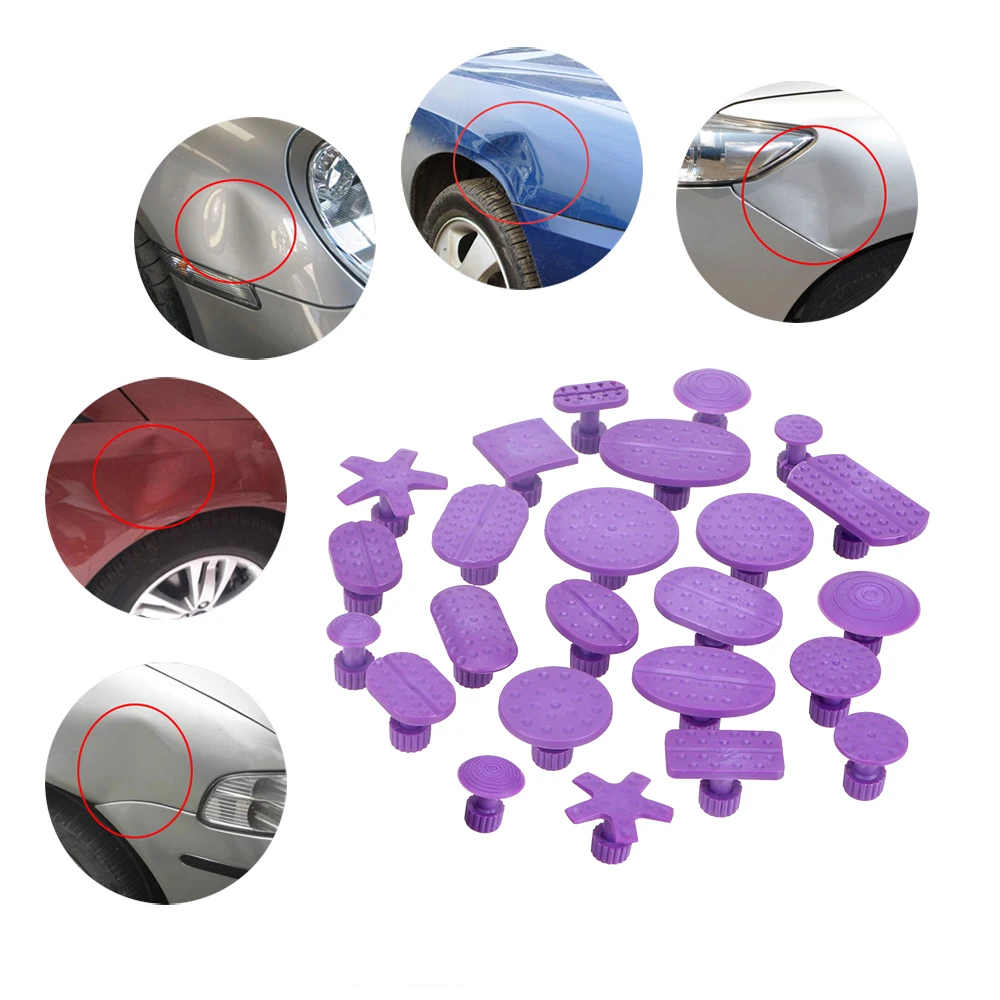 

Car Dent Repair Tool 24 pieces/bag Car Dent Puller Suction Cups Suction Sucker gasket Paintless Dent Removal Tool