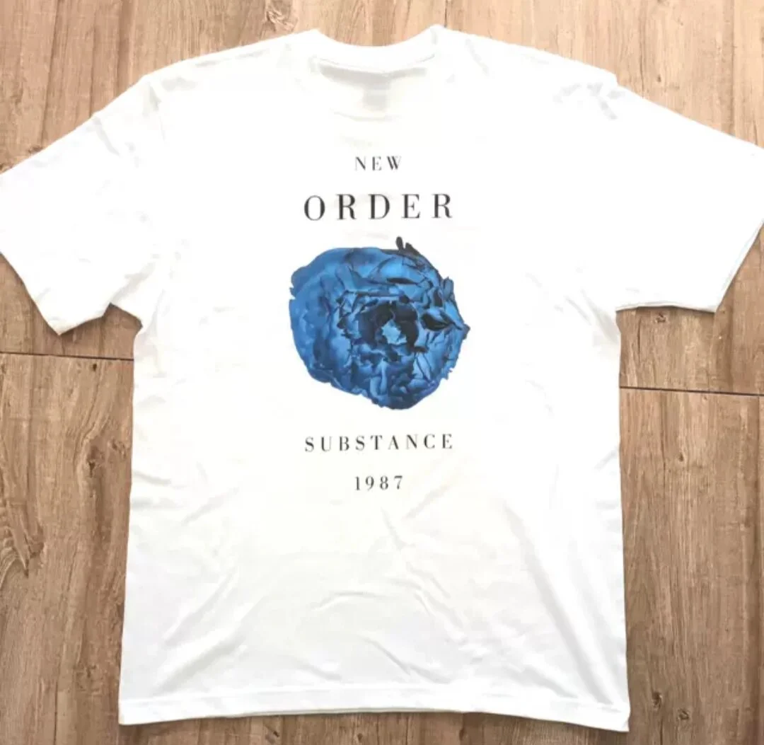 Camiseta de verano New Order Electronic Group Joy Division Ceremony Music Art, camiseta de lujo para hombre y mujer