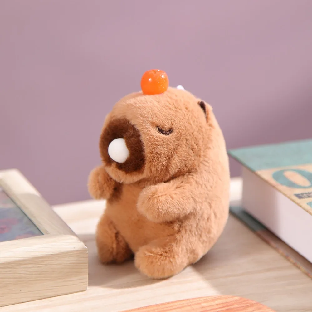 

Wagging Tail Capybara Tail Wagging Keychain Animal Toy Capybara Wag Its Tail Toy Plush Doll Kawaii Cartoon