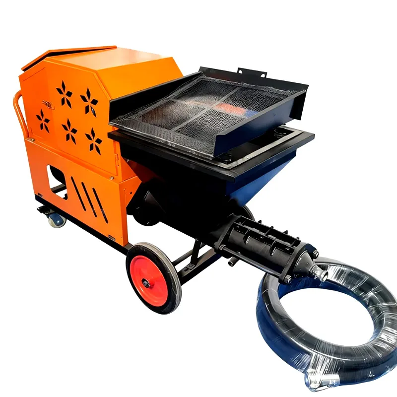 Electric Mortar Spray Plaster Machine Cement Mortar Plaster Machine Customizable Weight Design Portable For Home Renovation