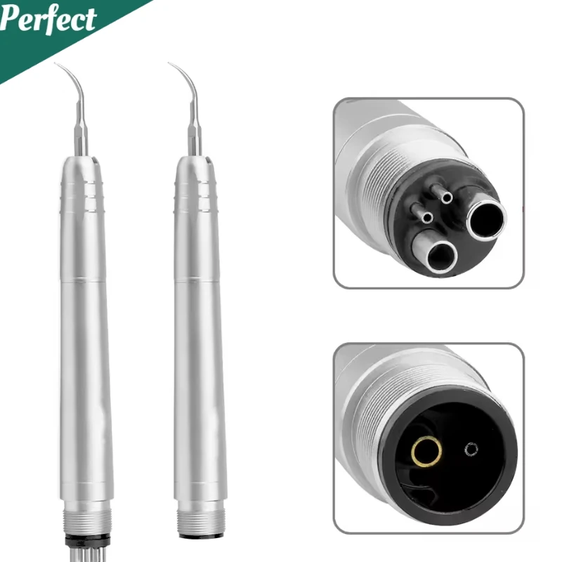 

Dental Ultrasonic Air Scaler with 3 Tips Tooth Calculus Remover Cleaning Tool Handpiece Whiten Tooth Cleaner Dentist Lab