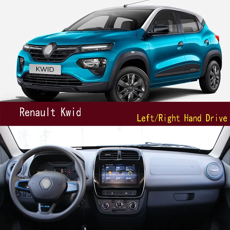 

For Renault Kwid BW RXL Dashmat Dash mat Dashboard Cover Instrument Panel Sunscreen Pad Ornaments