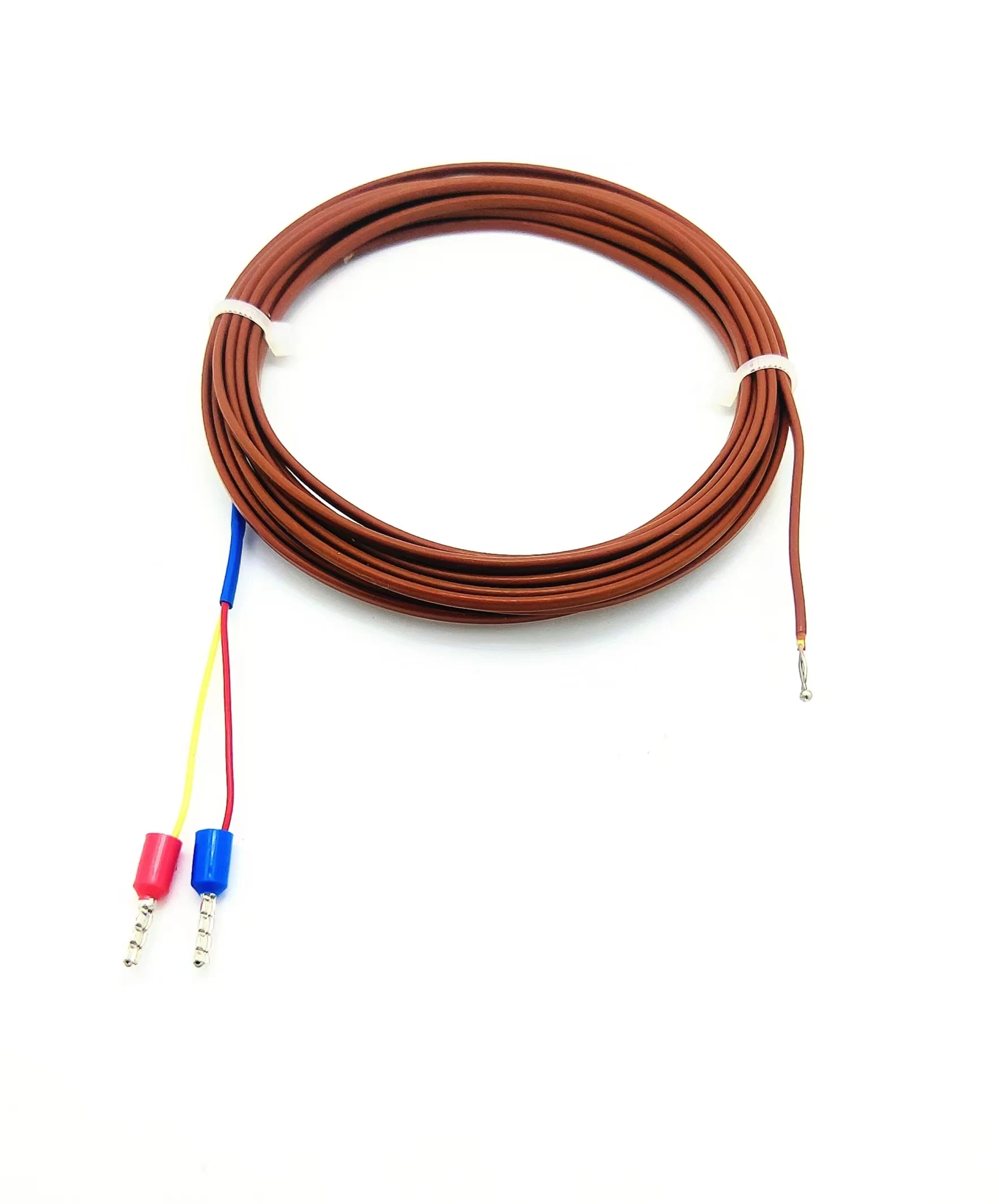 K-type thermocouple, PTFE temperature measuring wire, motor temperature sensor, K-type 1M/2M/3M/4M/5M,0-250℃.