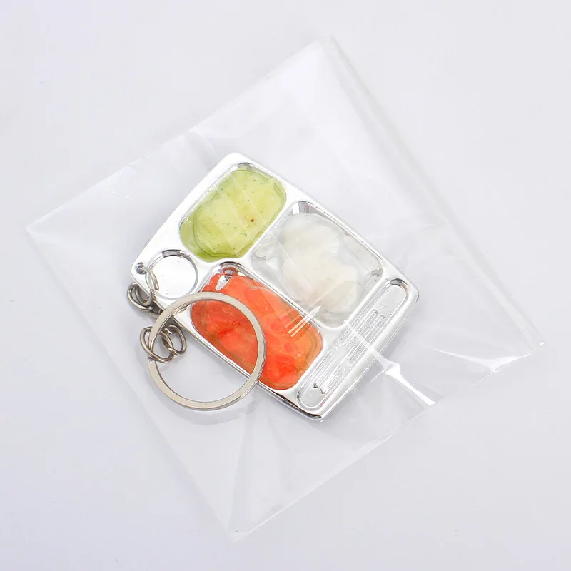 New Keychain PVC Food Model Dollhouse Miniature Scene Decor Car Key Ring Backpack Charm  Wholesale - Image 4
