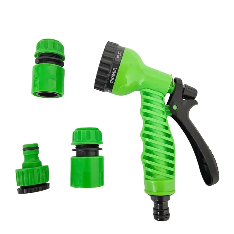 Garden irrigation 7 modes Manual sprinkler, press garden spray gun, adjustable nozzle, lawn sprinkler