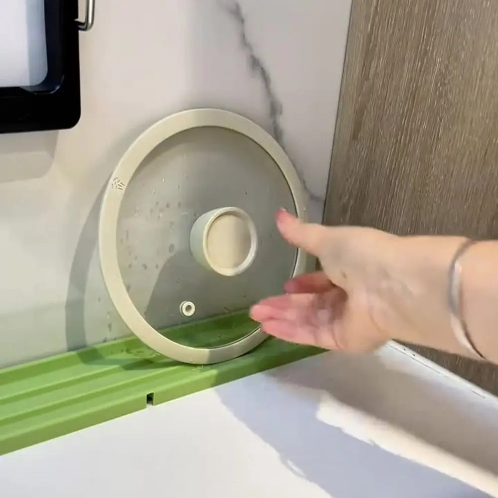 

Washable Countertop Pot Lid Storage Mat Multifunctional Sink Water Prevent Long Non-slip Mat Countertop Protector