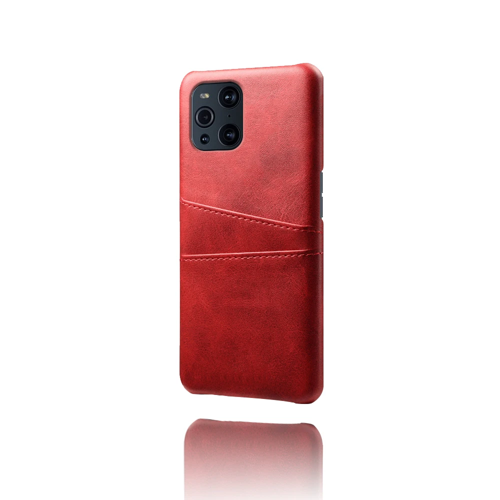 أغطية جلد PU فاخرة لهاتف OPPO Find X3 Pro Lite Realme X7 GT Neo فتحات بطاقة حافظة لهاتف Reno 4 5 Pro A94 A93 A74 A55 A54 5G Funda