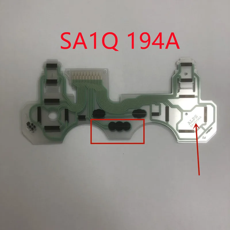 5 unids/lote para controlador de juego Ps3 película conductora teclado botón cinta Cable flexible SA1Q160A SA1Q194A SA1Q135A SA1Q188A