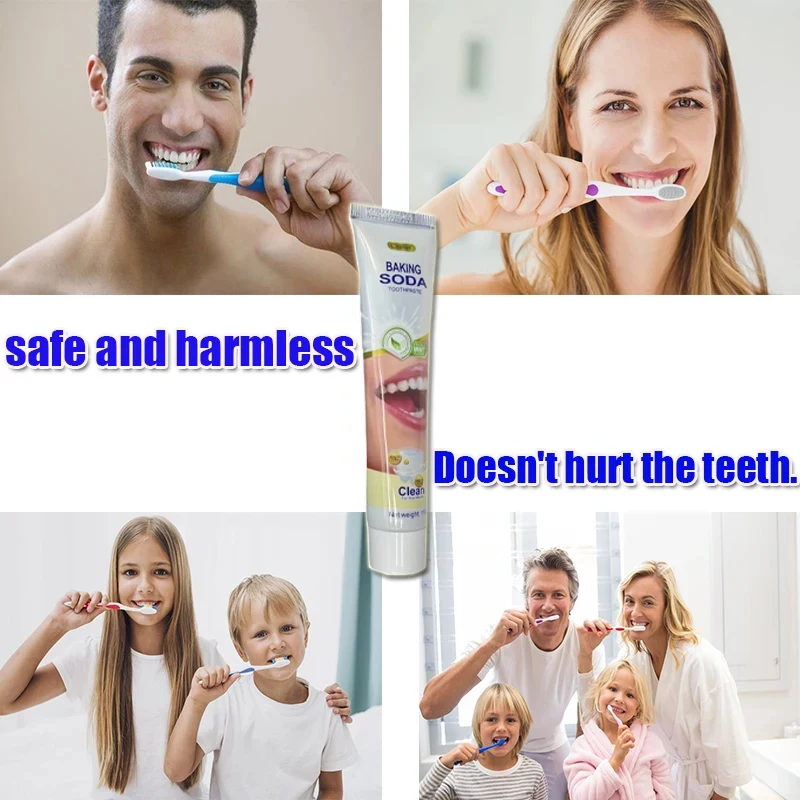 3 Types Herb Baking Soda Bamboo Charcoal Removal Mouth Odor Bad Breath Toothpaste Preventing Periodontitis Oral Care Products